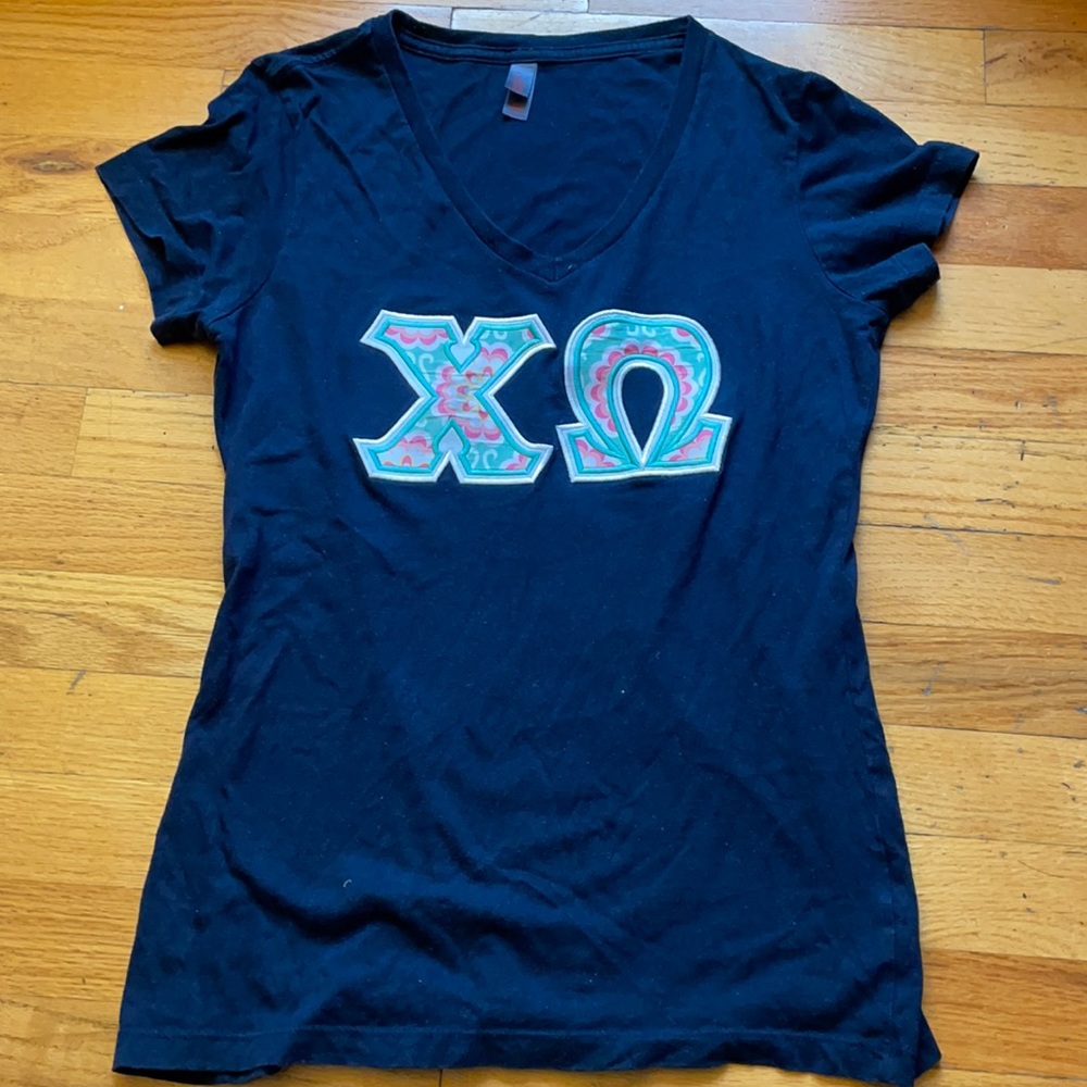 Chi Omega V Neck Shirt